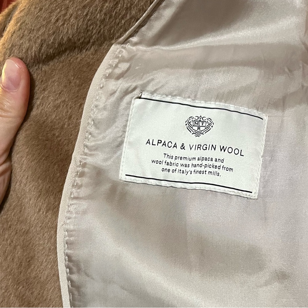 Wilfred Cocoon Coat - Alpaca Wool Blend Size S - Picture 5 of 5